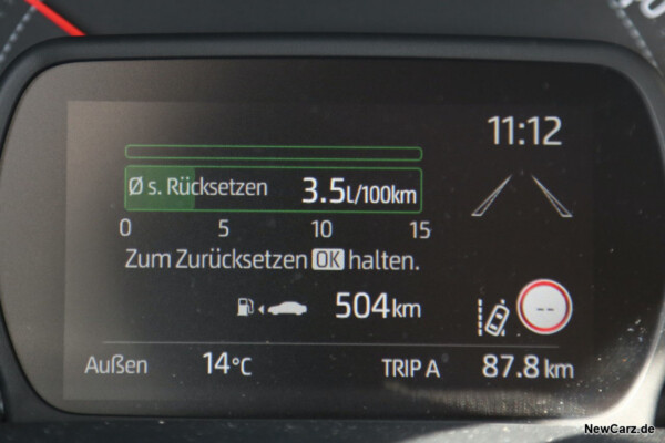 Sparrunde Verbrauch Toyota AYGO X