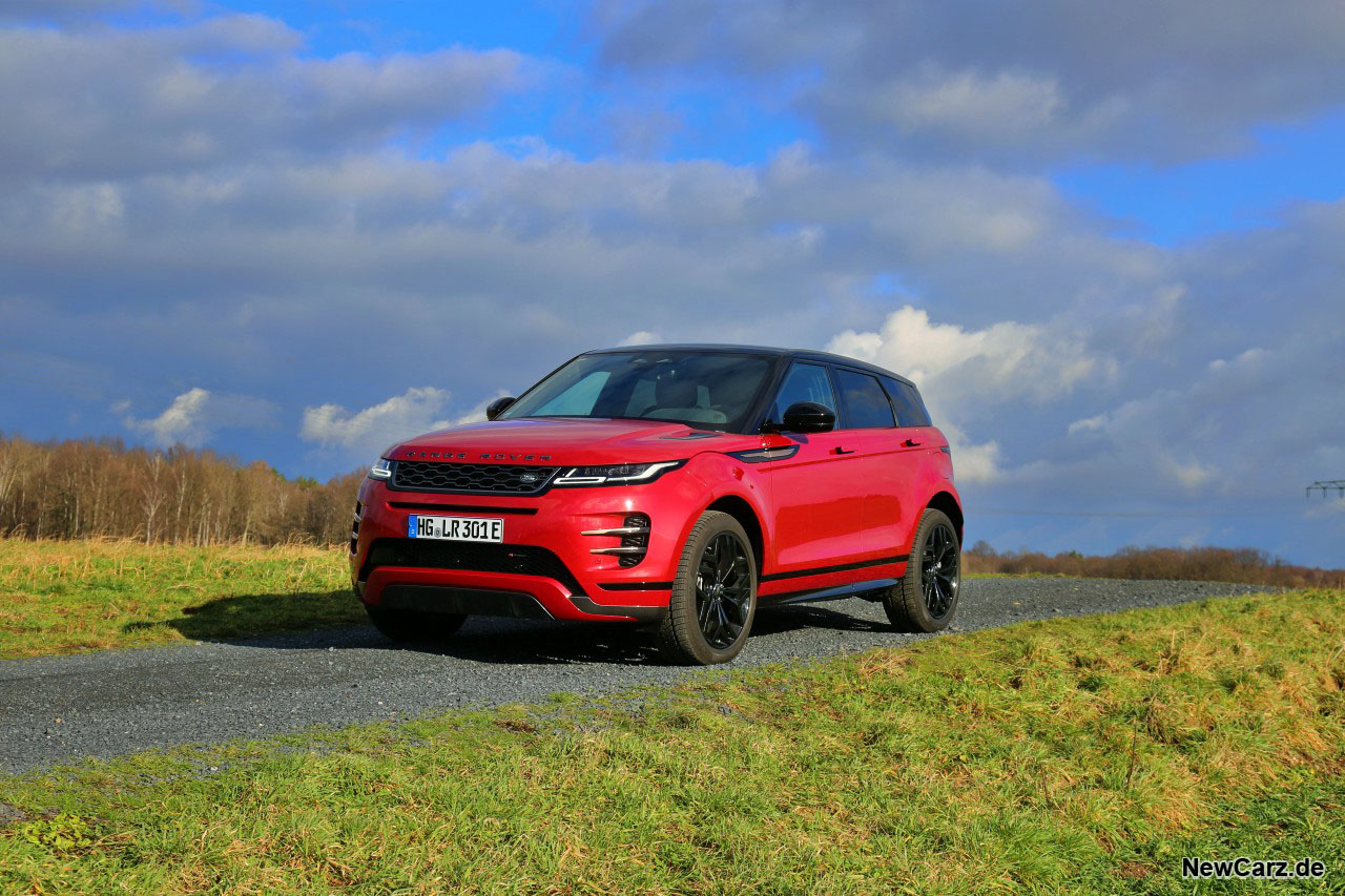 Range Rover Evoque P300e  Test –  Premium-SUV mit Steckdose