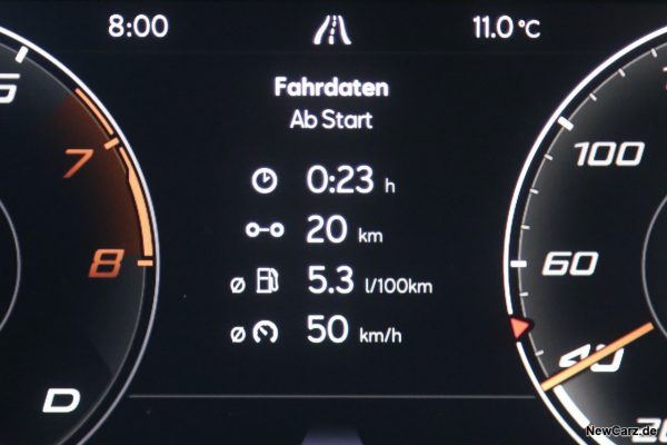 Sparrunde Verbrauch Cupra Leon VZ