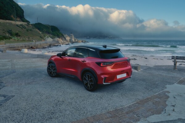 Lexus LBX on the beach