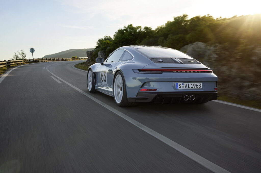 Heck des neuen Porsche 911 S/T Heritage Design