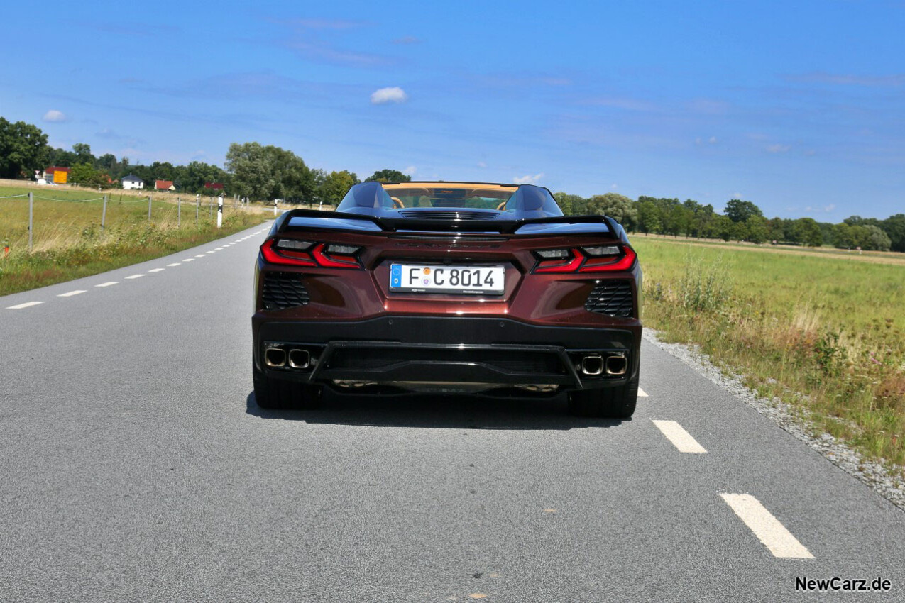 Corvette C8 Stingray Cabriolet Heck