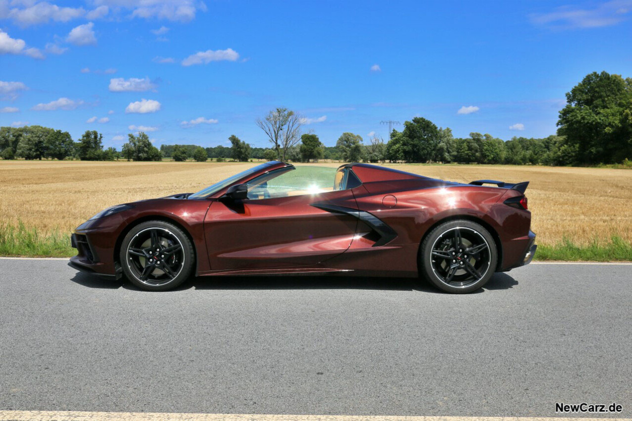 Corvette C8 Stingray Cabriolet Seite links