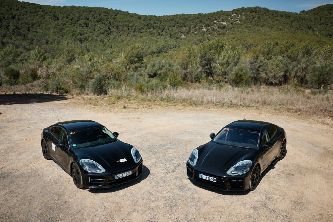 Porsche Panamera 3 oben vorn