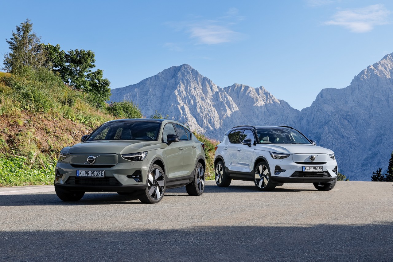 Volvo C40 und Volvo XC40