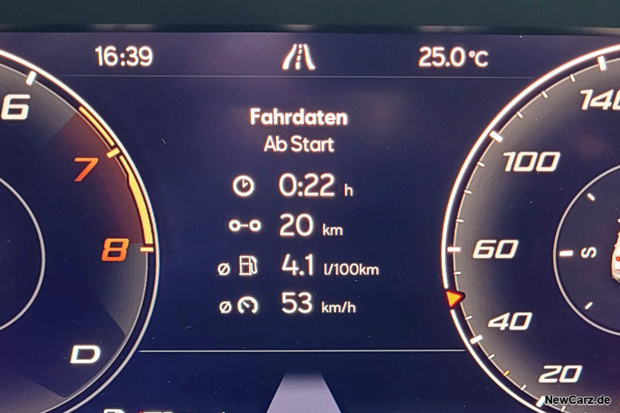 Sparrunde Verbrauch Cupra Leon 1.5 eTSI