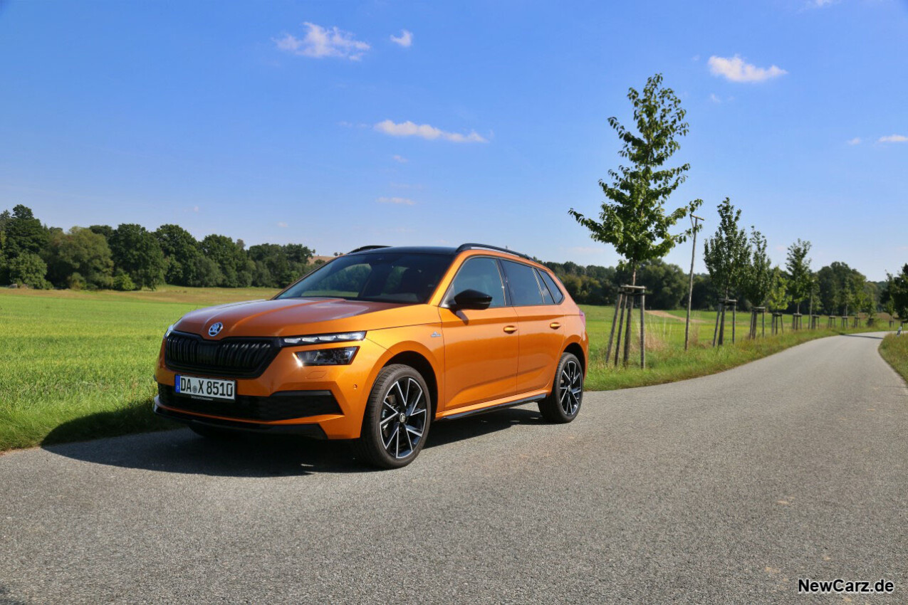 Skoda Kamiq Monte Carlo schräg vorne links