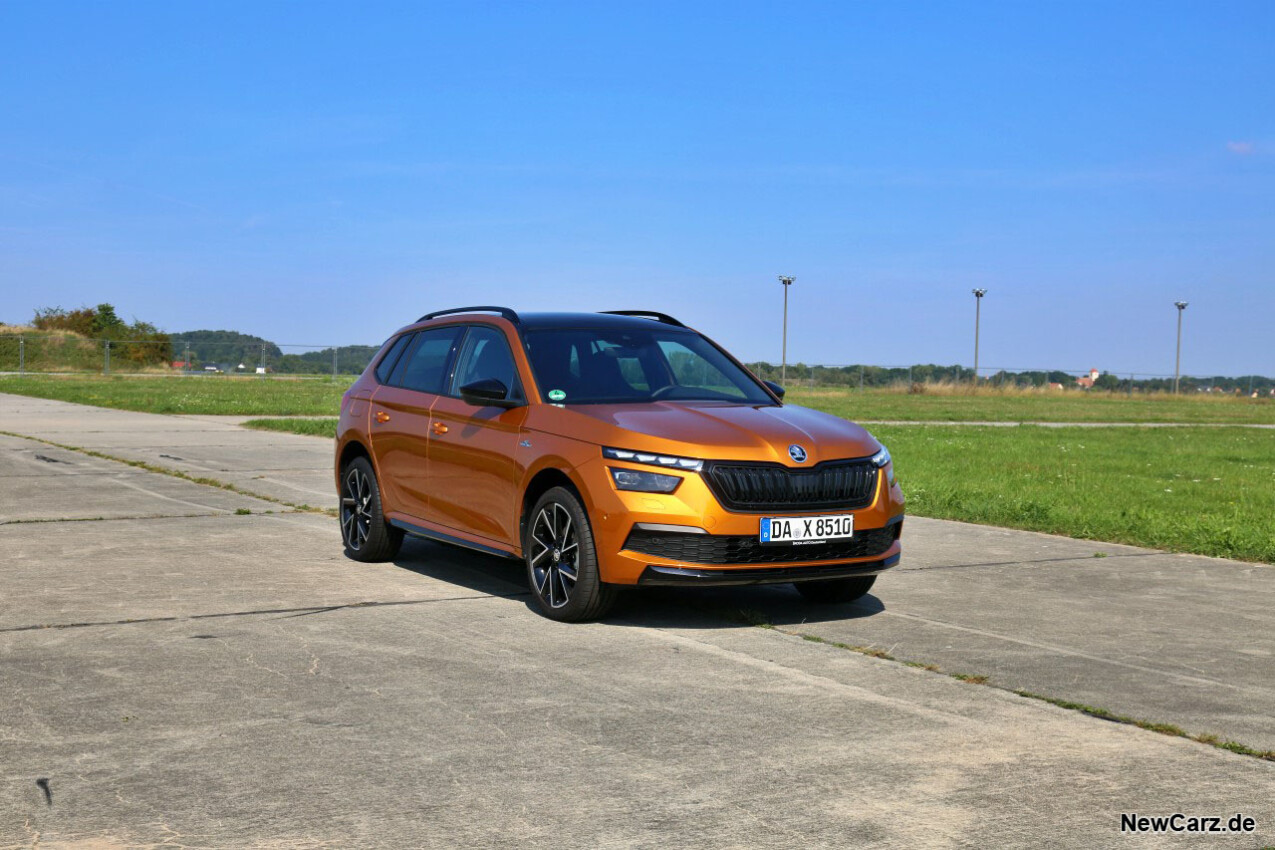 Skoda Kamiq Monte Carlo schräg vorne rechts