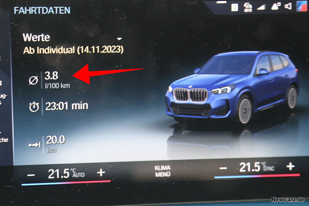 Sparrunde Verbrauch BMW X1 xDrive23d