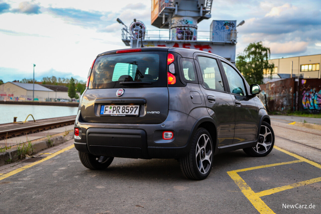 Fiat Panda Hybrid schräg hinten