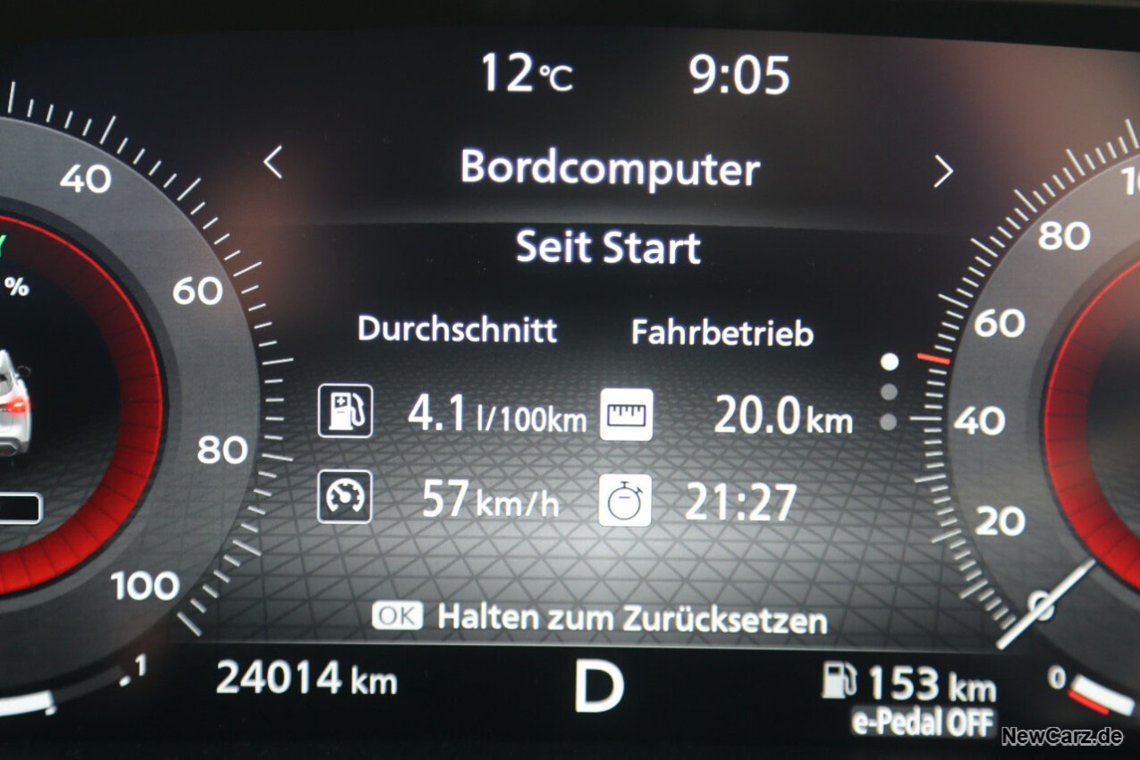 Nissan Qashqai e-Power Sparrunde Verbrauch