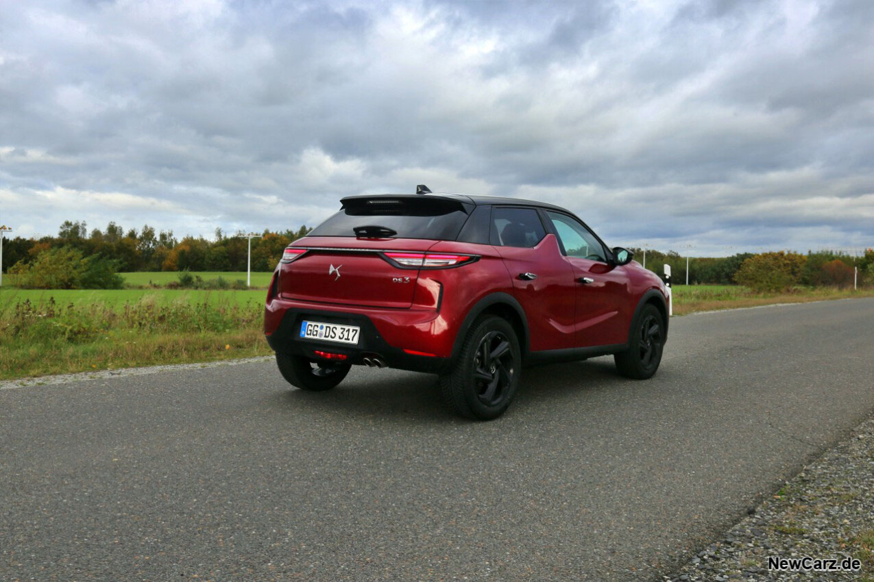 DS 3 Facelift schräg hinten rechts