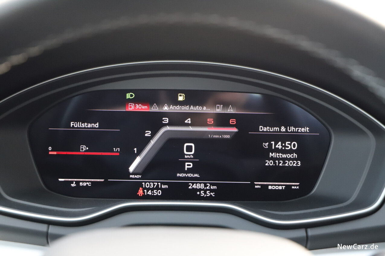 Audi SQ5 TDI Cockpit