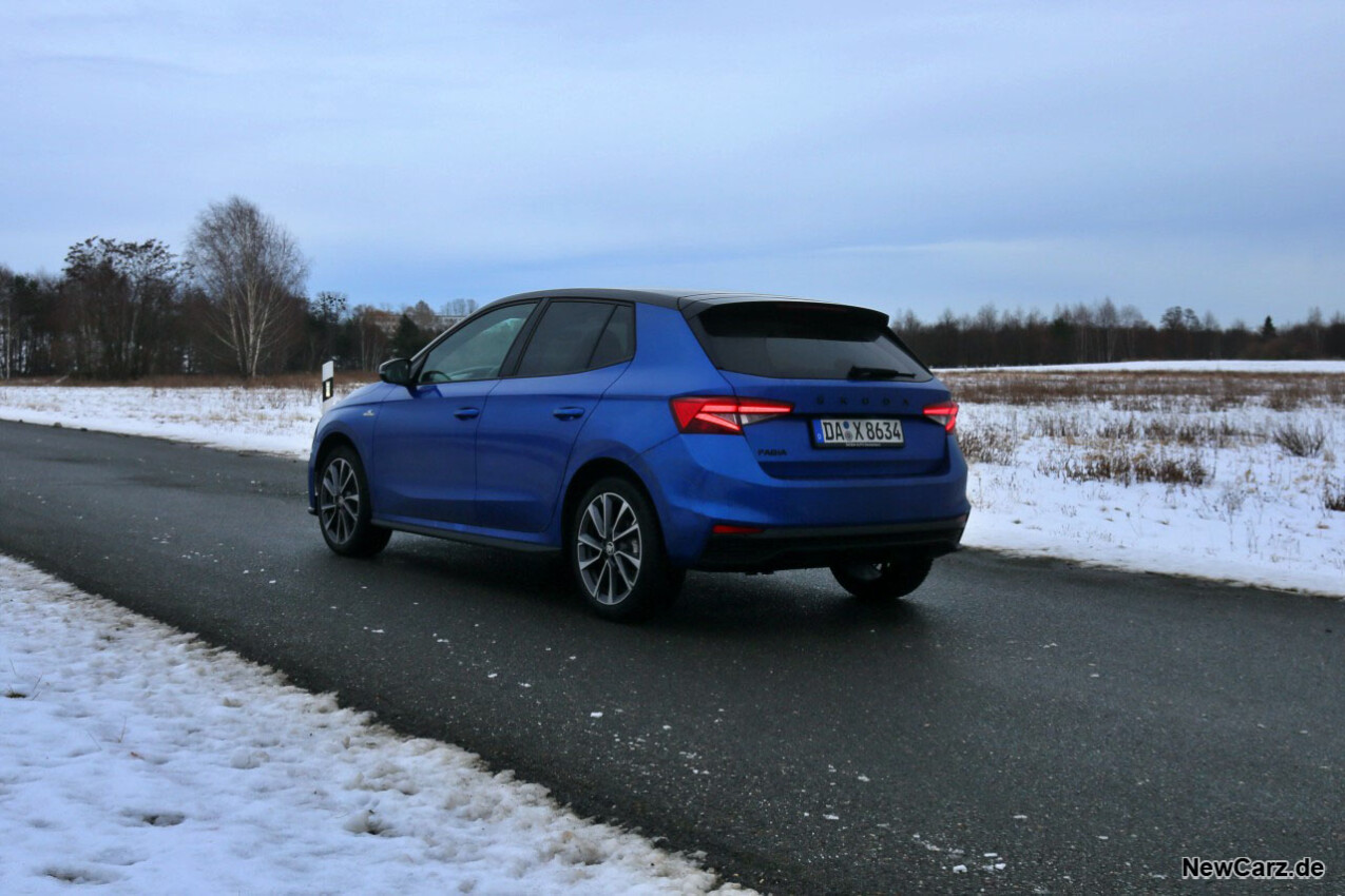 Skoda Fabia 1.5 TSI hinten schräg links