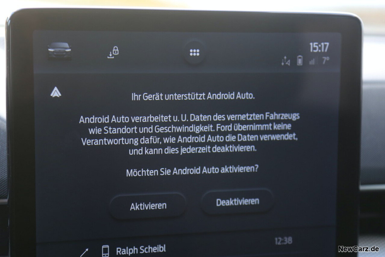 Android Auto im Ford Mustang Mach-E