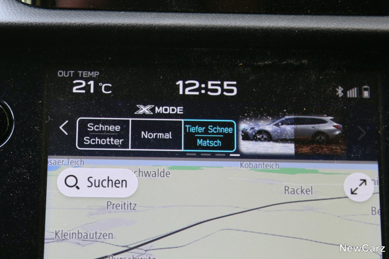 Fahrmodi Subaru Outback Platinum Cross