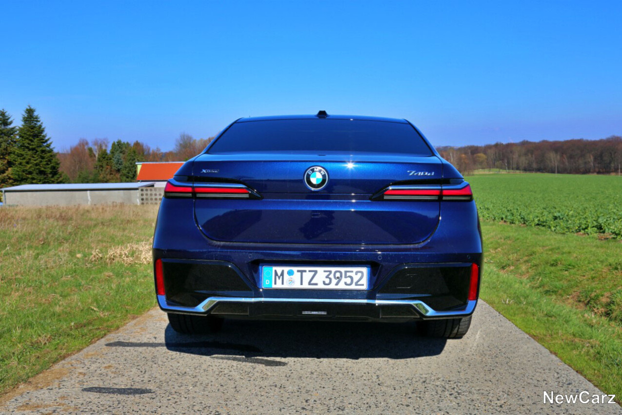 BMW 740d xDrive Heckbereich