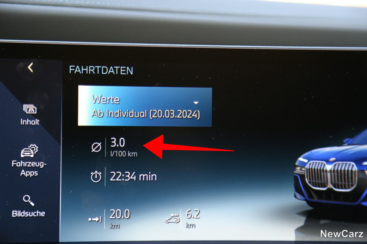 Sparrunde Verbrauch BMW 740d xDrive