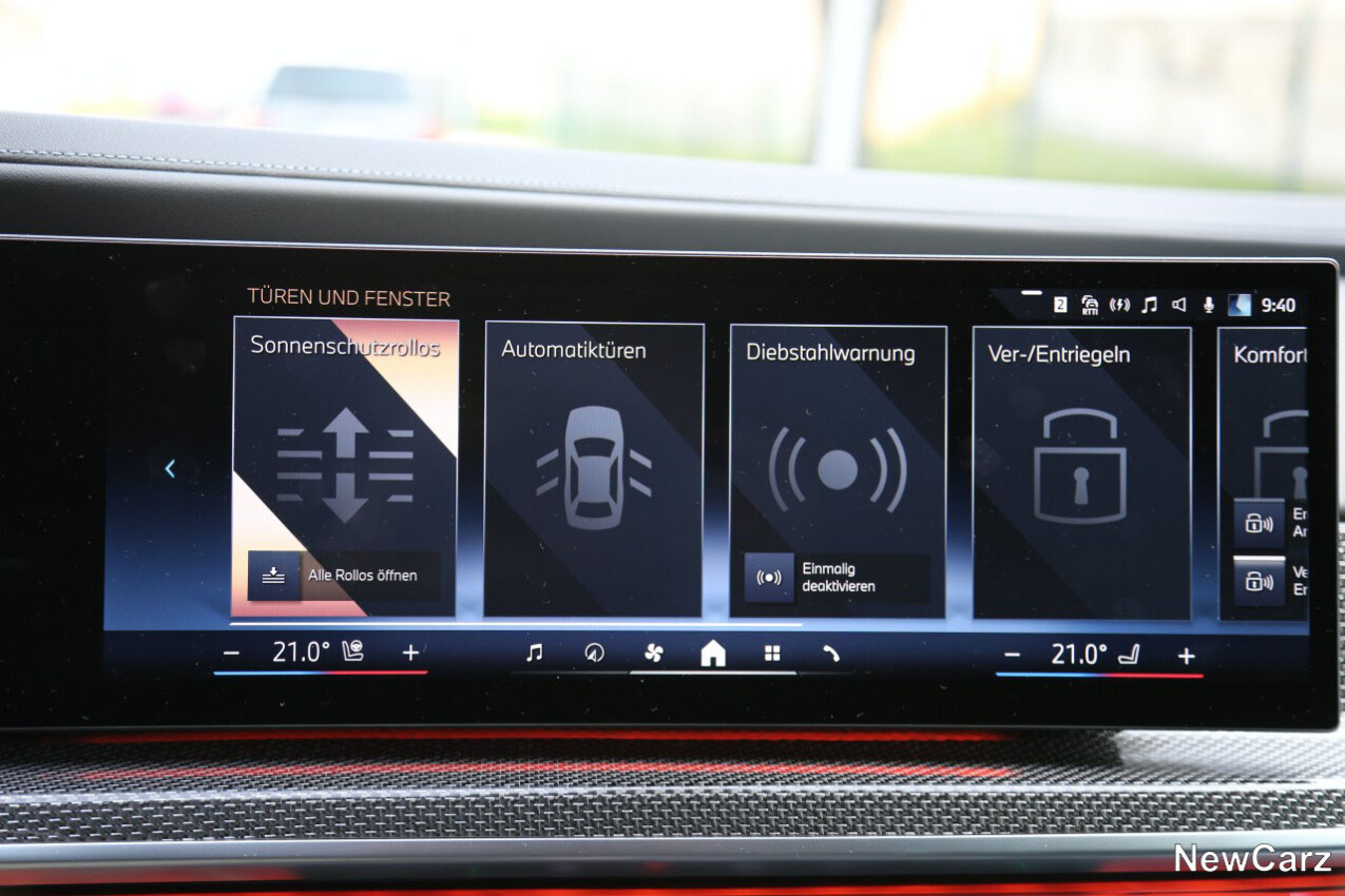 Infotainment BMW 740d xDrive