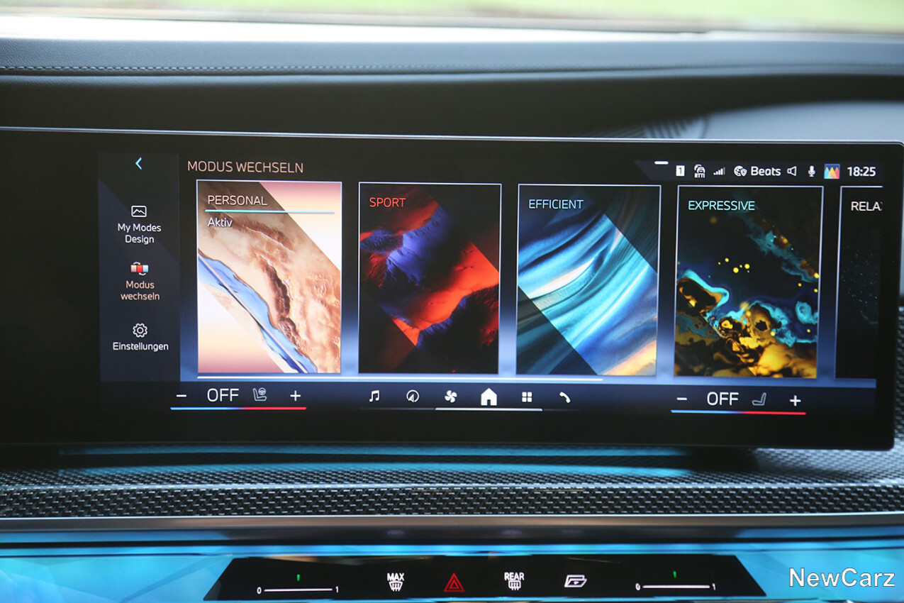 Fahrmodi BMW 740d xDrive