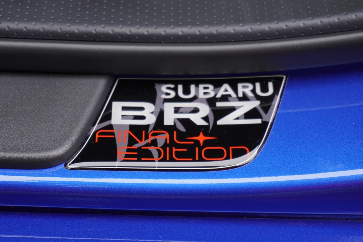 Badge Subaru BRZ Final Edition