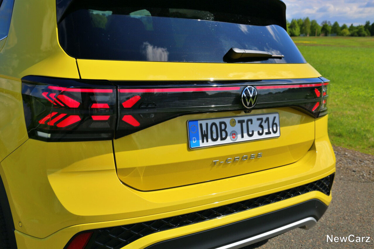 Rücklichter des VW T-Cross Facelift