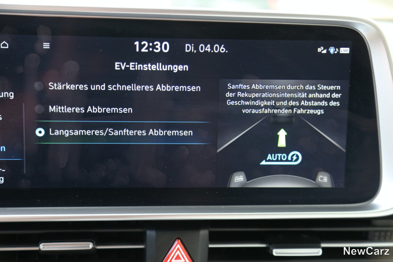 Rekuperationseinostellung Hyundai IONIQ 6