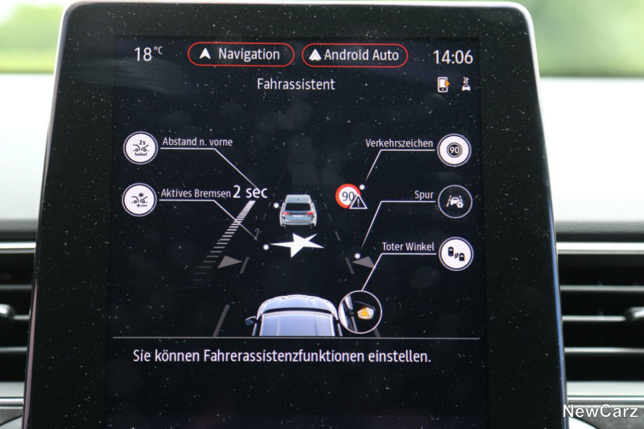 Assistenzsysteme Renault Arkana Facelift