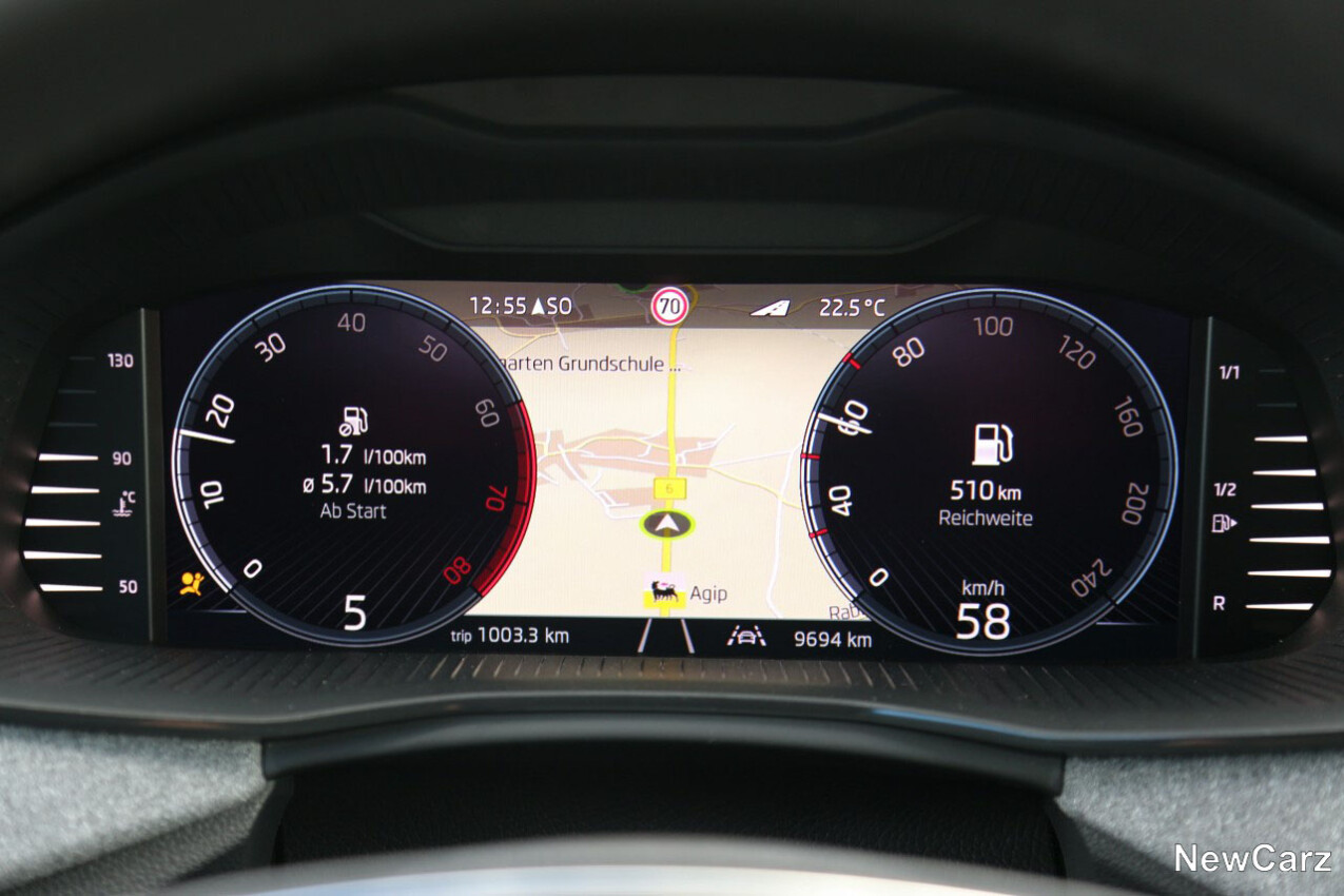 Digital Cockpit Skoda Scala Facelift