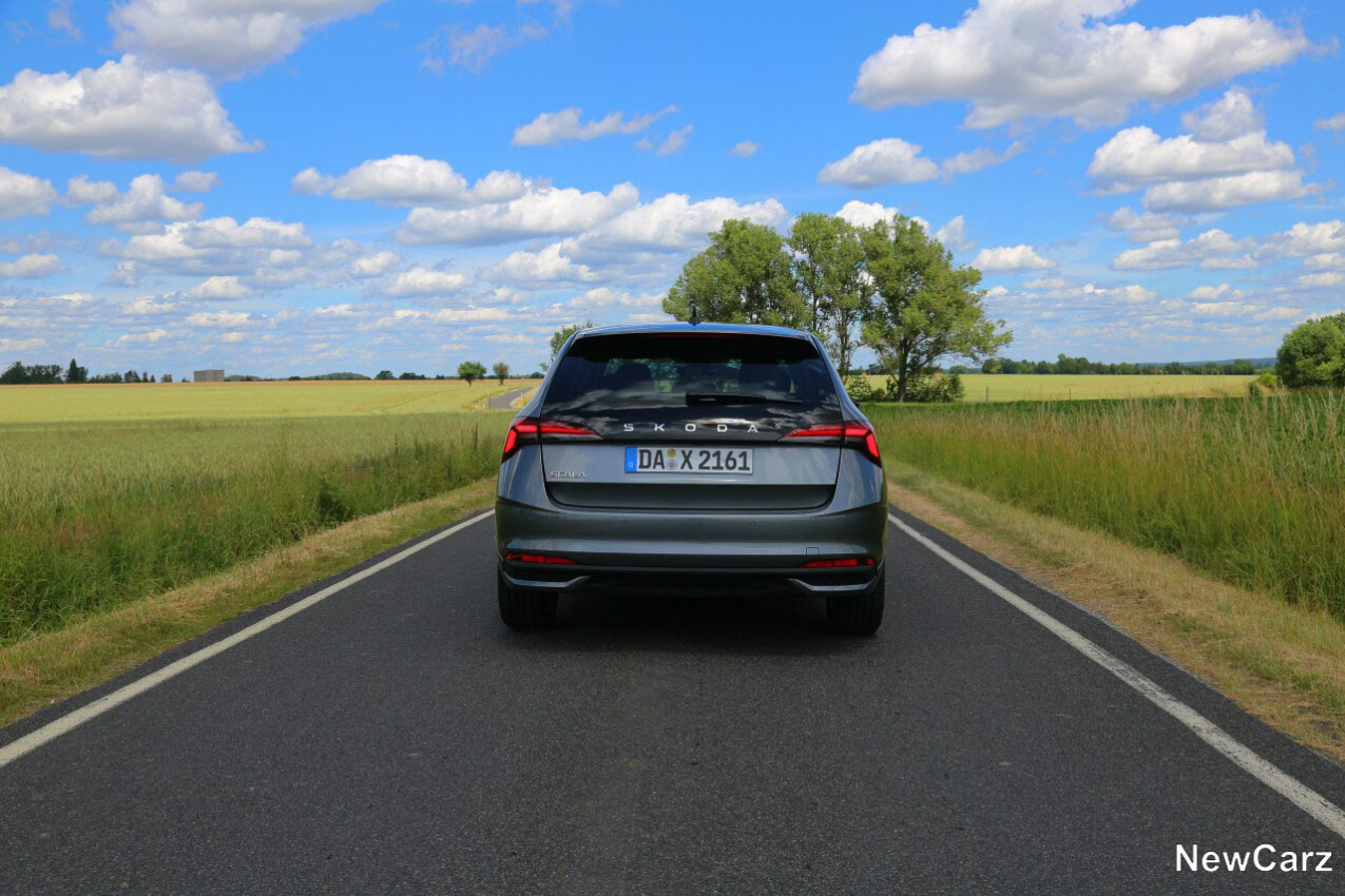 Skoda Scala Facelift Heck