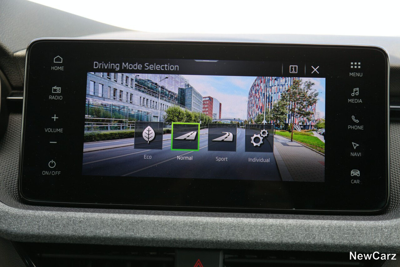 Fahrmodi im Skoda Scala Facelift