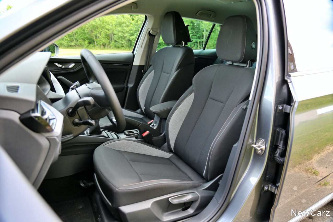 Skoda Scala Facelift Vordersitze