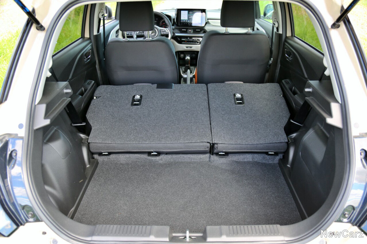 Suzuki Swift maximierter Kofferraum