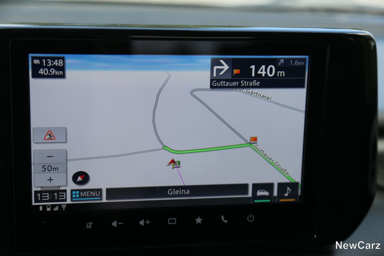 Navi im Suzuki Swift 7