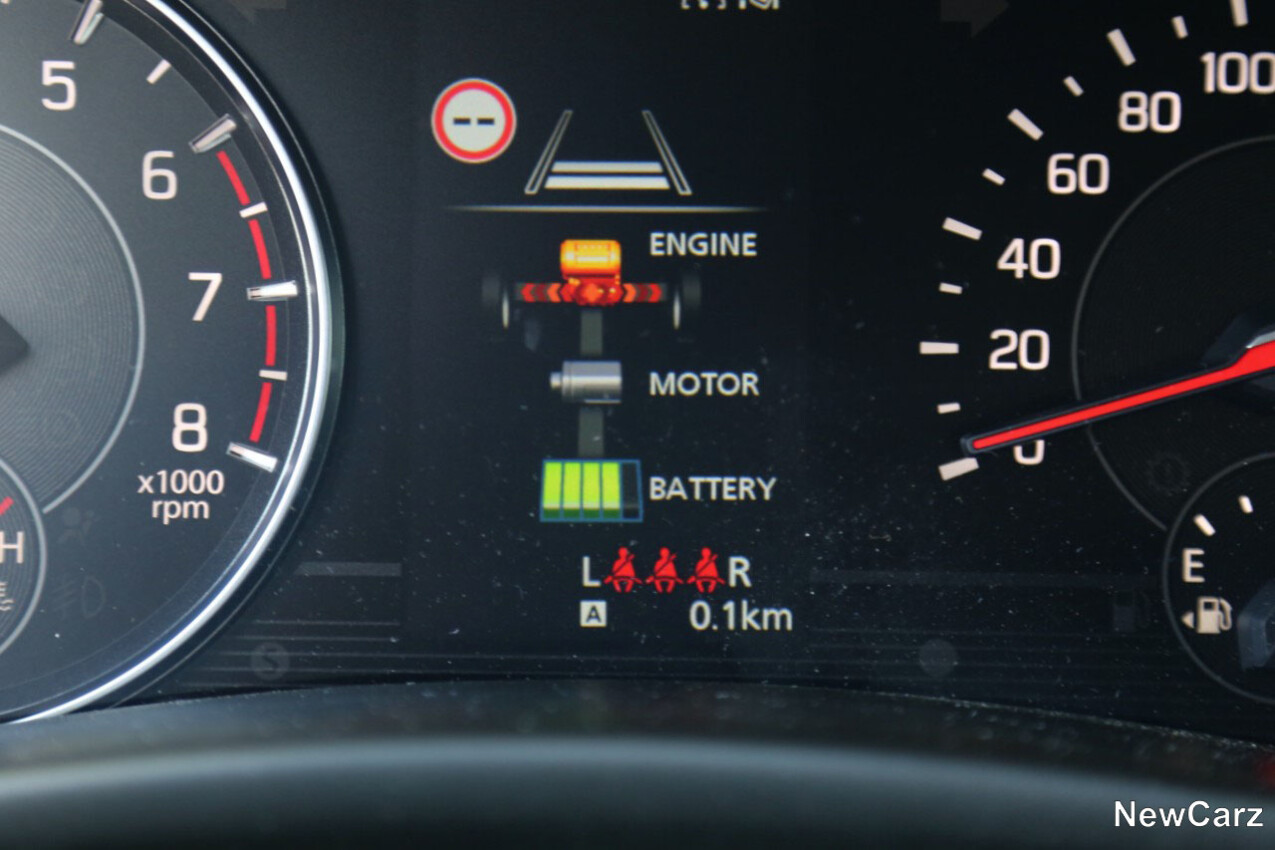Energiefluss-Anzeige Suzuki Swift 7