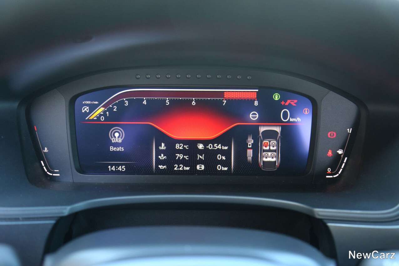 Honda Civic Type R Digitalcockpit