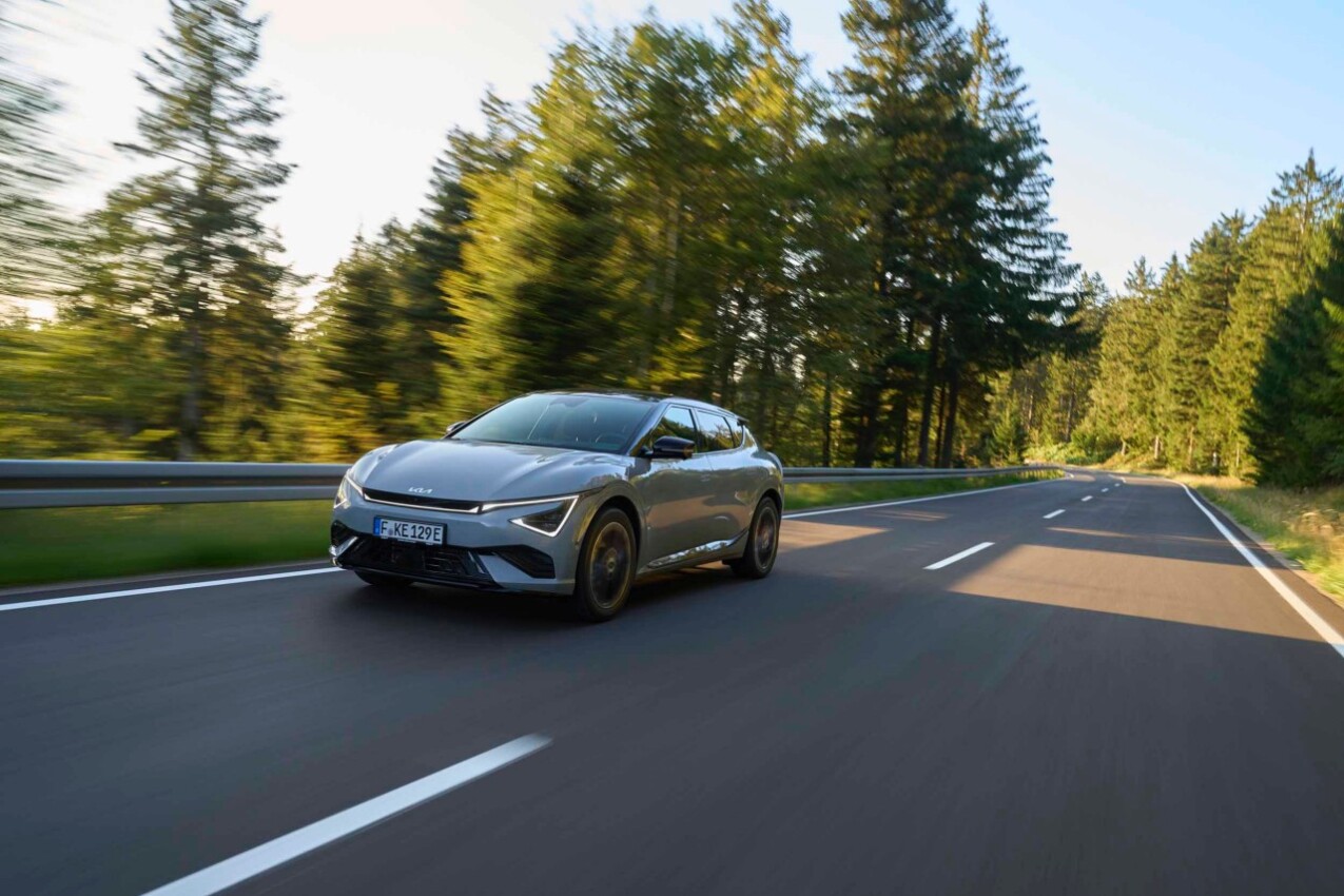 Kia EV6 Facelift onroad