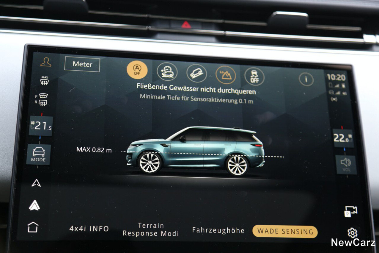 Range Rover Sport Wade Sensing