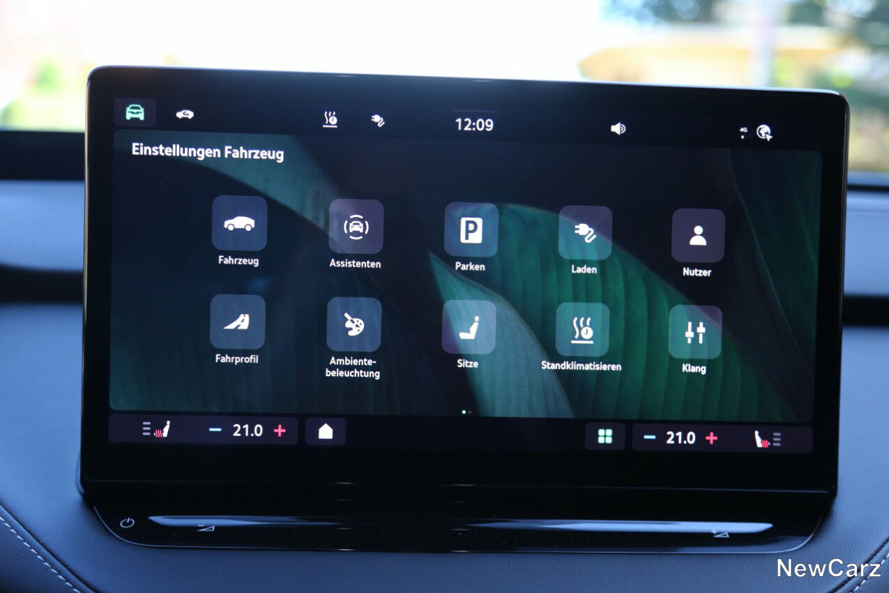 Skoda Enyaq RS Infotainment