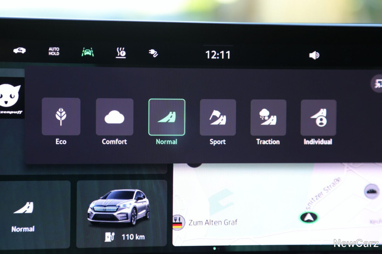 Skoda Enyaq RS Fahrmodi