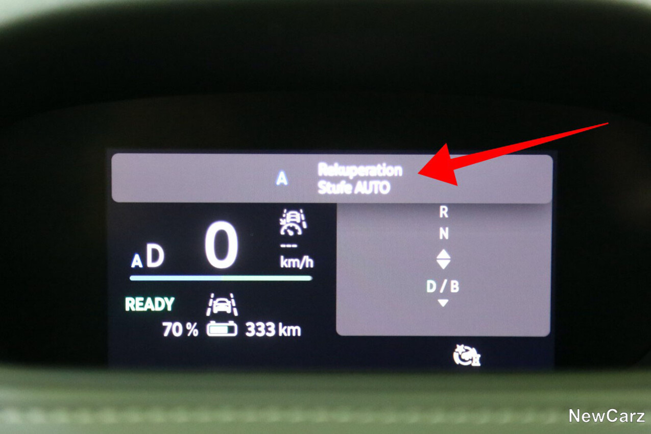 Rekuperation im Skoda Enyaq RS