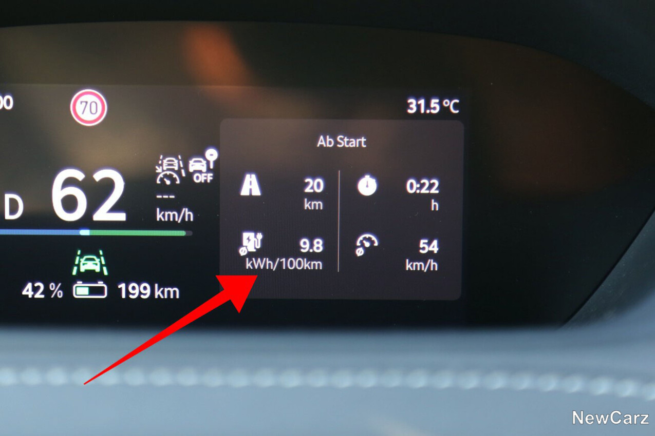 Skoda Enyaq RS Sparrunde Verbrauch