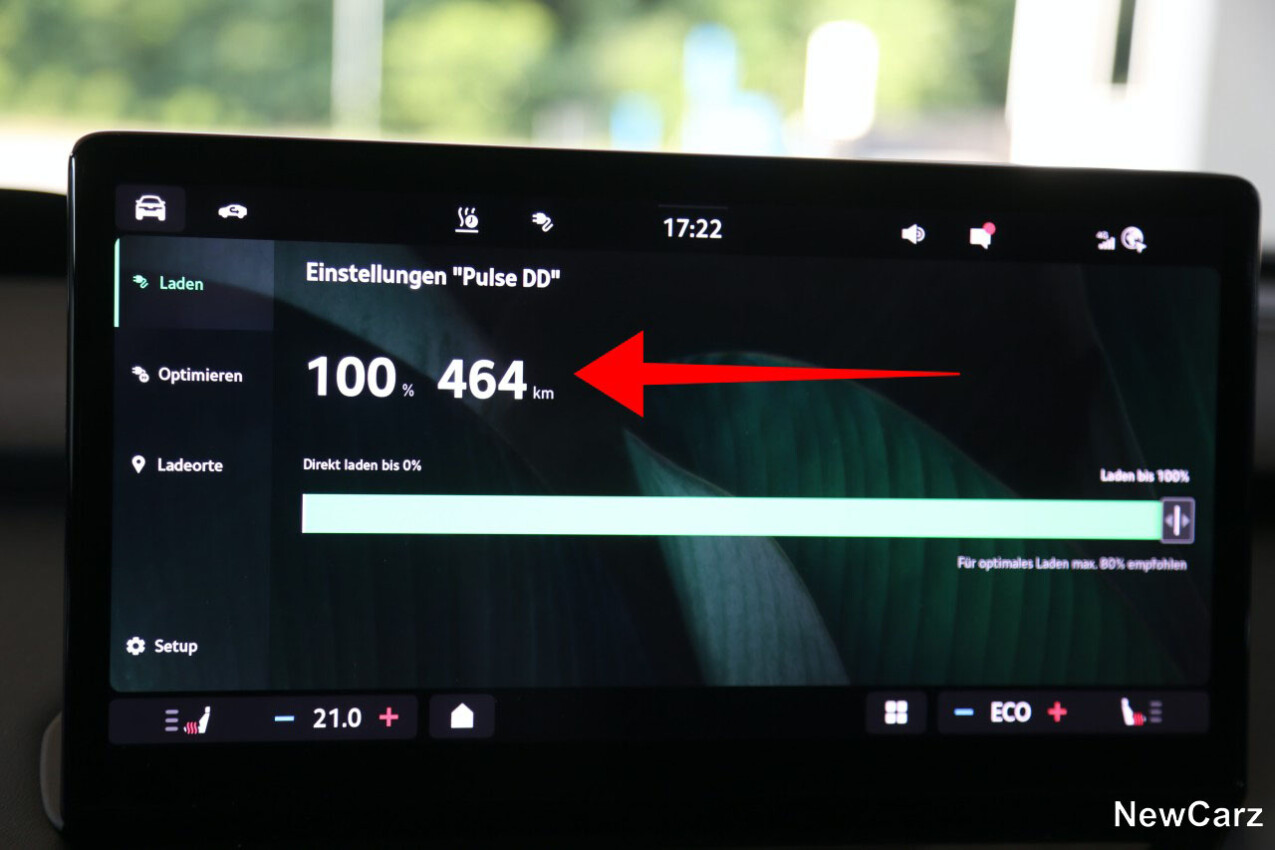 Skoda Enyaq RS Reichweite