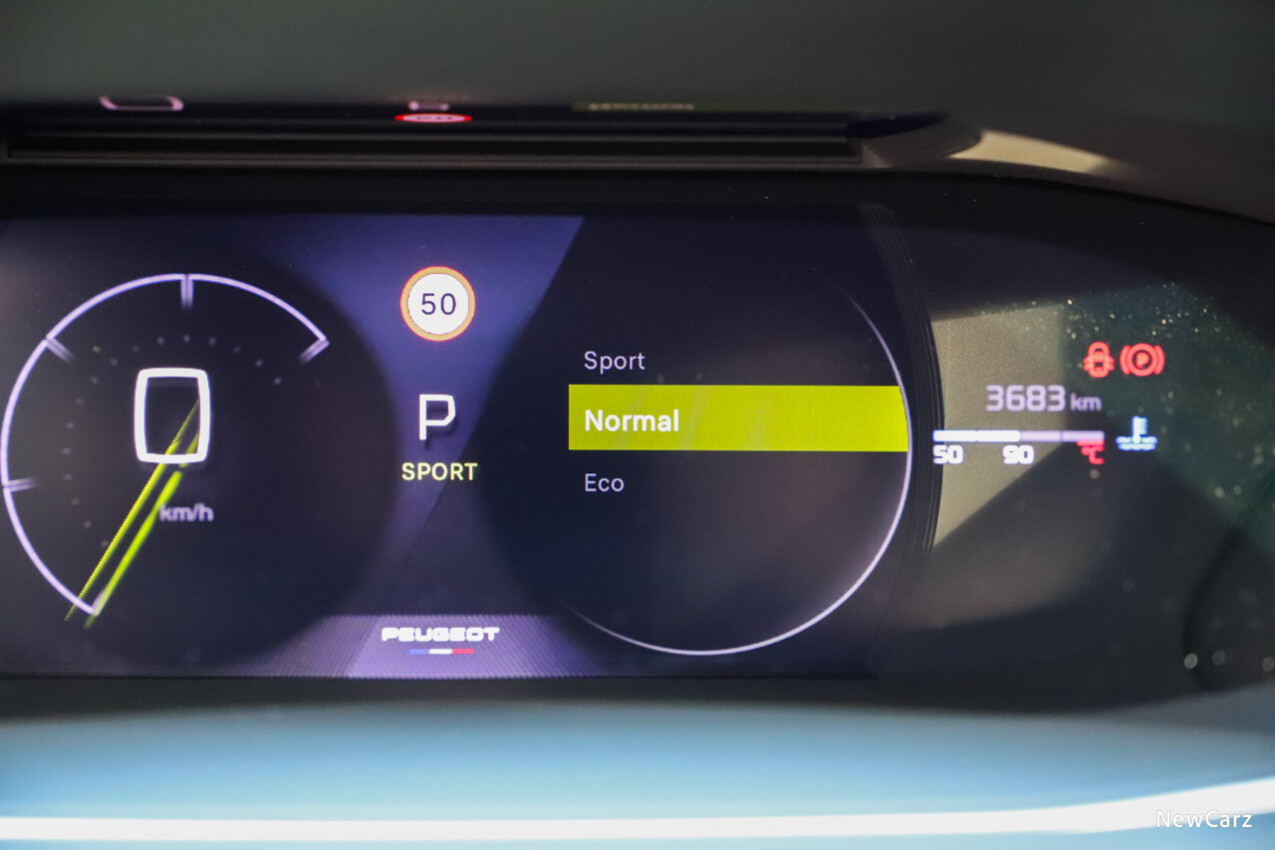 Peugeot 208 Hybrid Fahrmodi