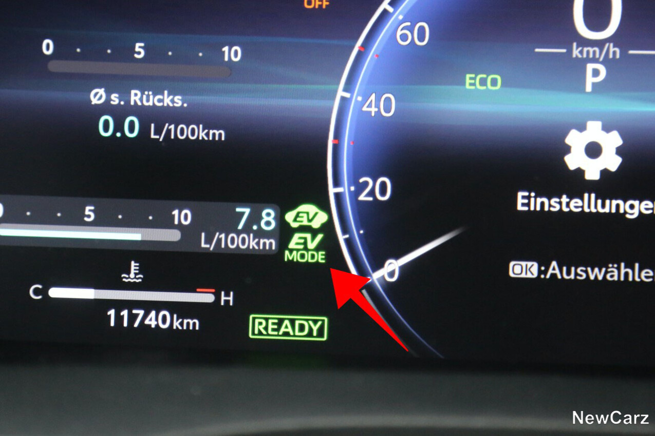 Mazda2 Hybrid Facelift EV-Modus