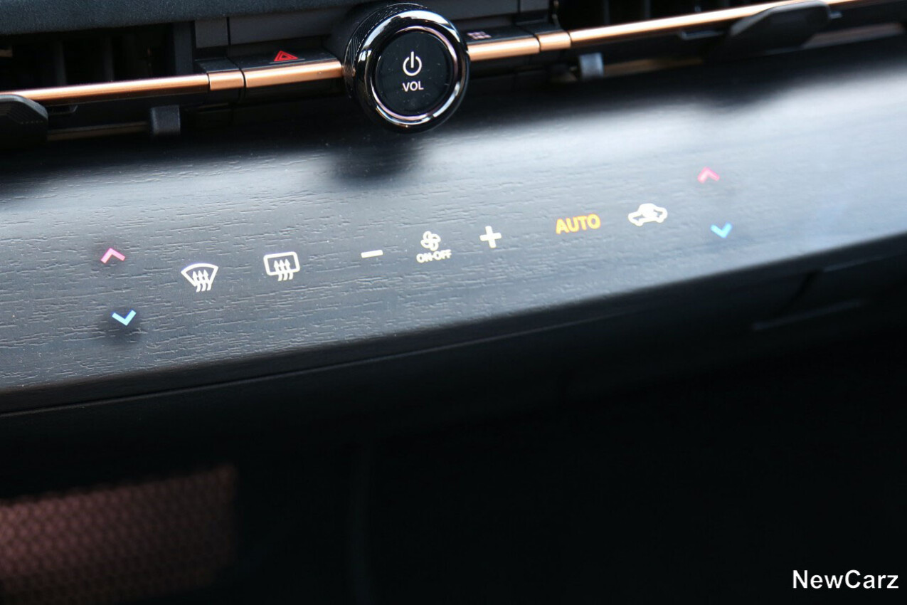 Nissan Ariya Evolve+ Pack Sensortasten