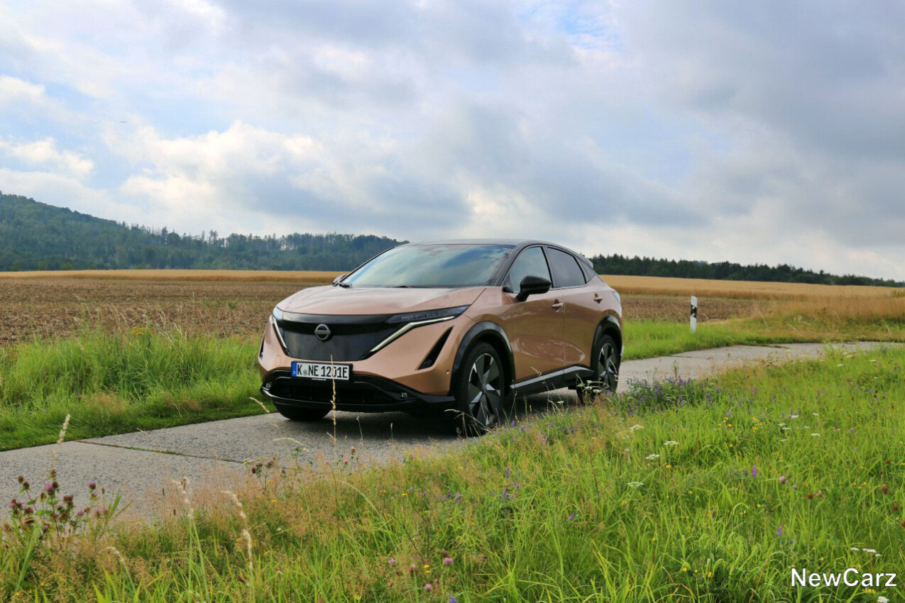 Nissan Ariya Evolve+ Pack schräg vorne links