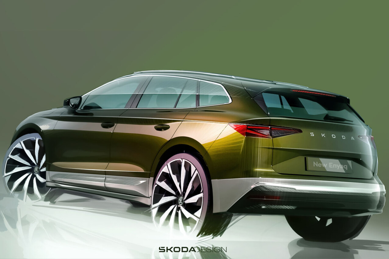 Skoda Enyaq 2 Skizze