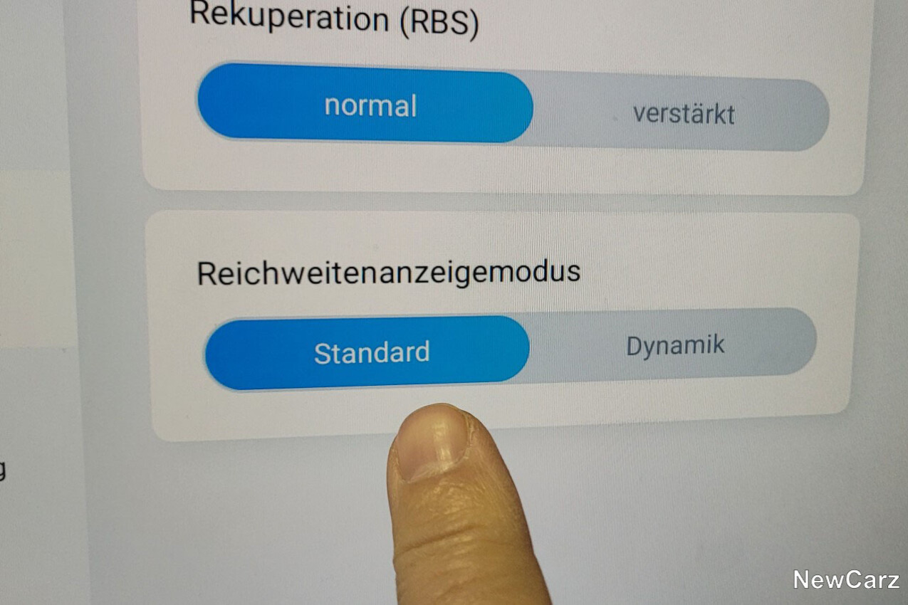 BYD Seal AWD Reichweitenanzeigemodus