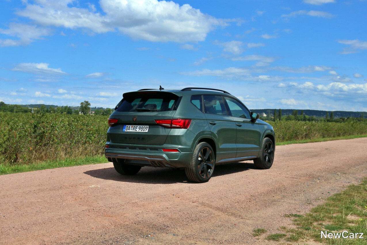 Cupra Ateca Tribe Edition schräg hinten rechts